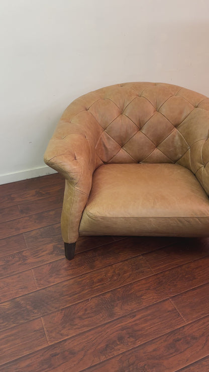 Regal Leather Single Seat Sofa