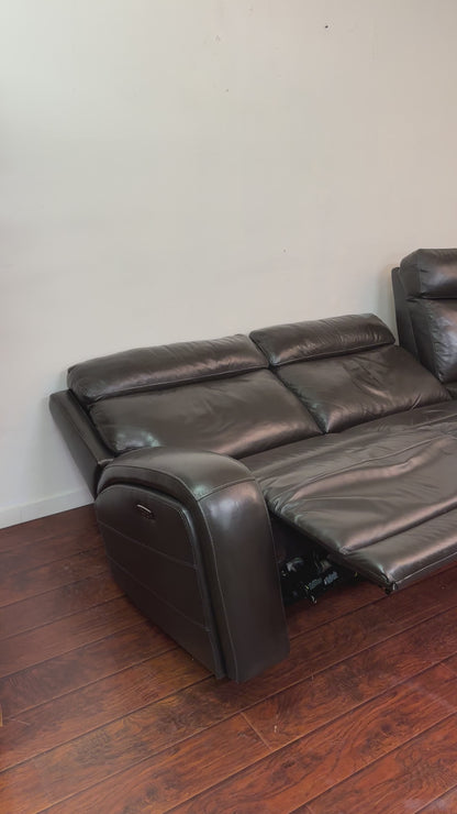 Gilman Creek 5-piece Leather Power Reclining Sectional