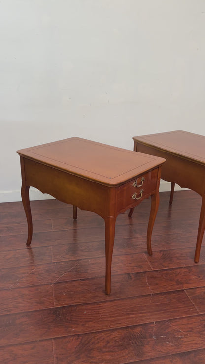 Vintage French Country Side Tables (x2)