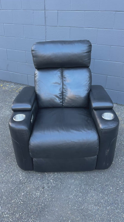 Black Power Theatre Recliner Chair