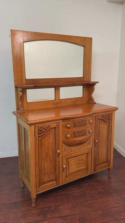 Victorian Oak Sideboard