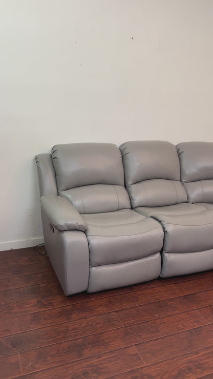 Marcel 6-Piece Genuine Leather Power Reclining Sectional