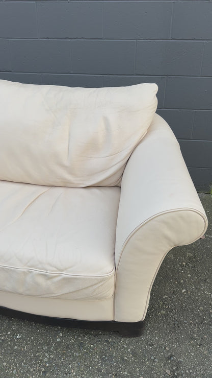 Natuzzi Leather Couch
