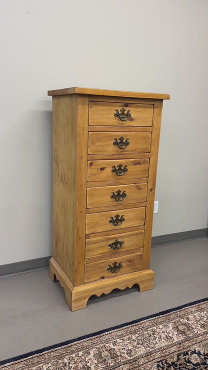 Vintage Tall 7 Drawers Dresser