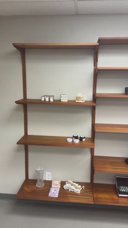 1960s Mid-Century Modern Danish Teak Wall Unit