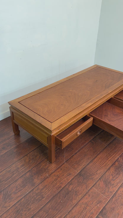 Ming Style Asian Rosewood Coffee Table