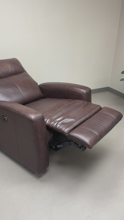 Dark Brown Power Recliner Chair