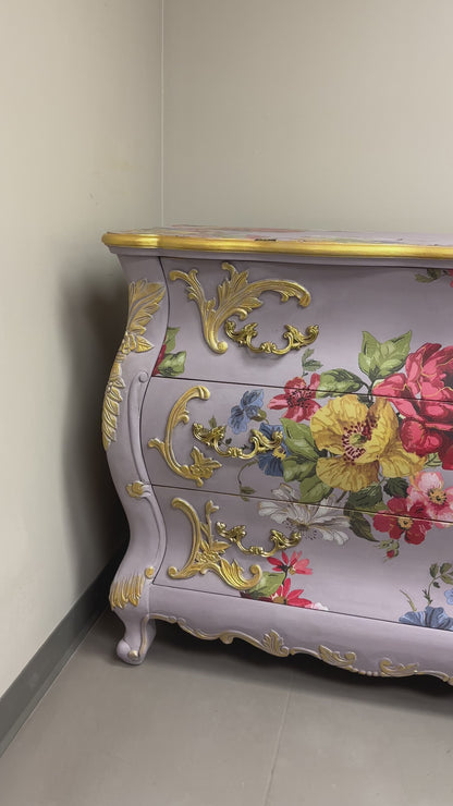 Bombay Floral 3 Drawers Dresser