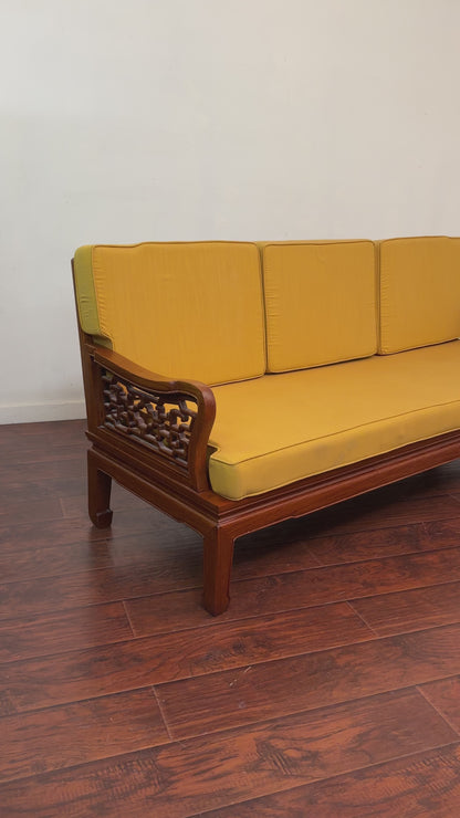 Ming Style Asian Rosewood Sofa