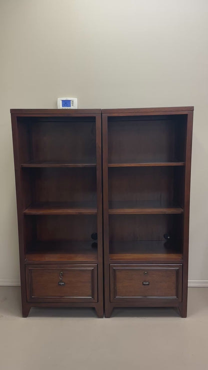 Dark Brown Shelves - 2 pieces by Hooker Furniture