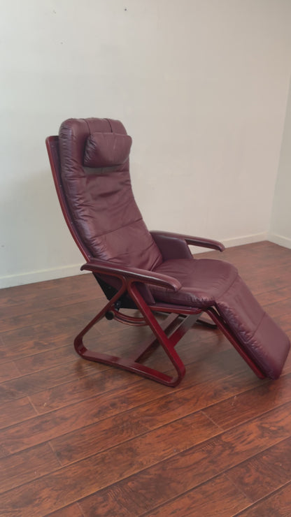 Backsaver Zero Gravity Leather Chair