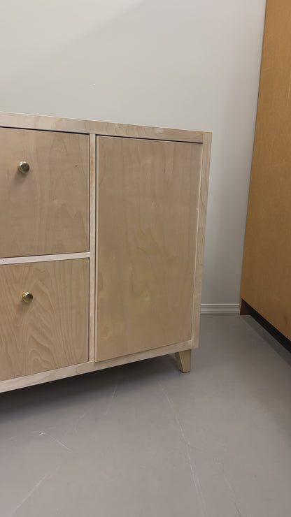 Solid Wood Storage Sideboard