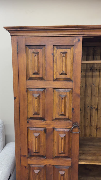Spanish Style Colonial Solid Wood Armoire