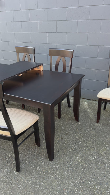Canadel Quickship Gray 7-Piece Dining Set