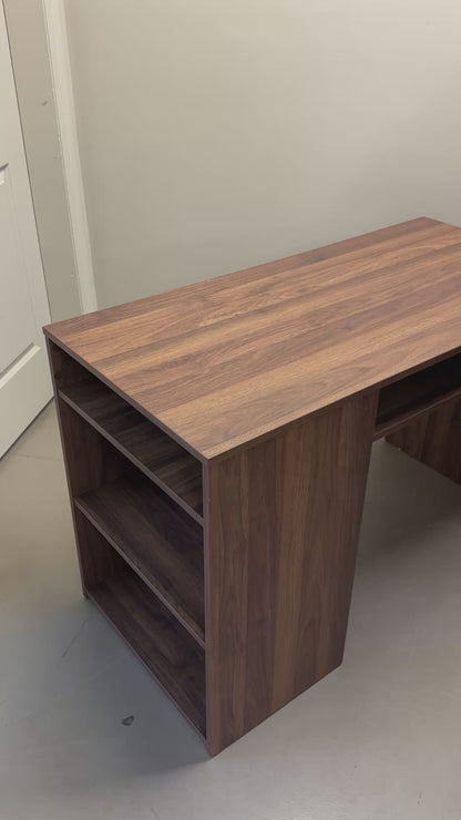 Walnut-Look Small Student Desk