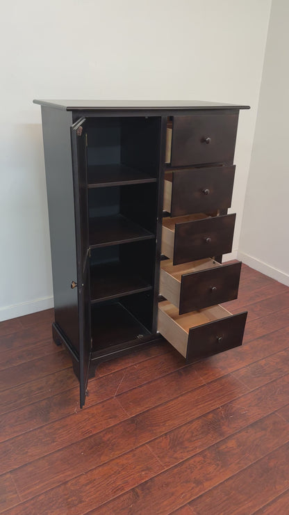 Shermag Dark Brown Armoire