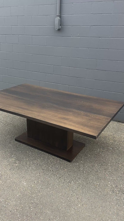 Large Solid Walnut Dining Table