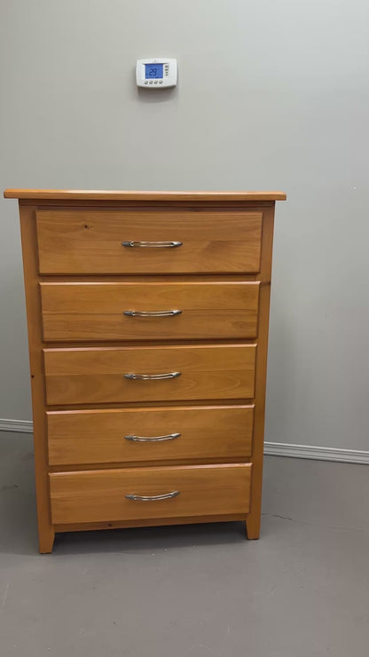Solid Wood Highboy Dresser by Mako