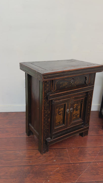 Antique Unique Bed Side Tables (x2)