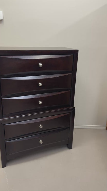 Baxton Modern Highboy Dresser