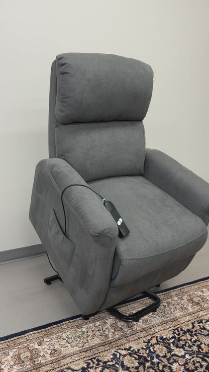 Dark Grey Lift Recliner Chair