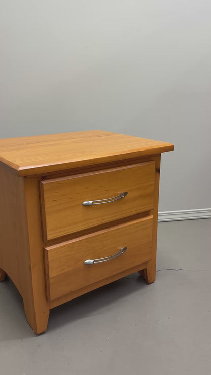 Solid Wood Nighstand by Mako