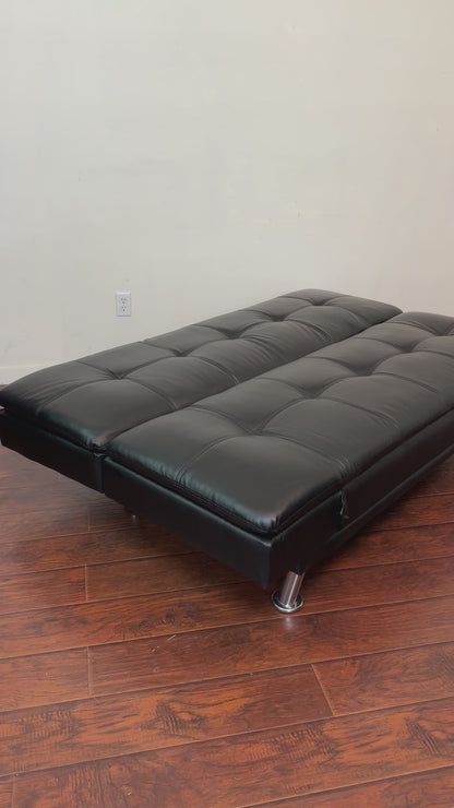 Click and Clack Black Futon Bed
