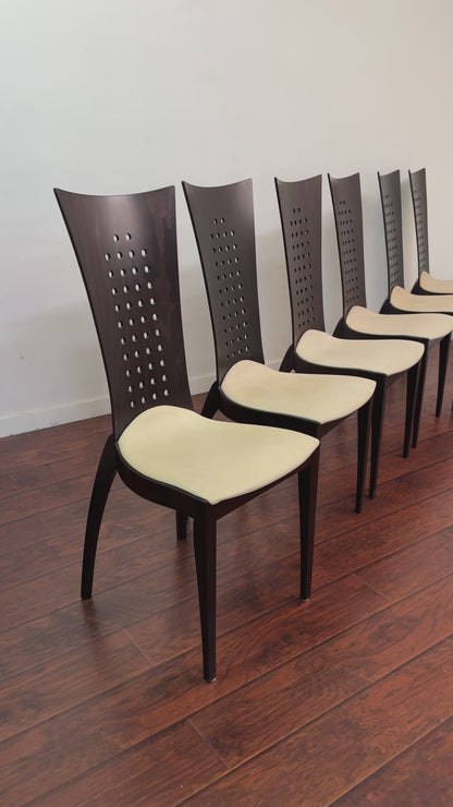 Contemporary IMS SRL Italian Dining Chairs (set of 6)