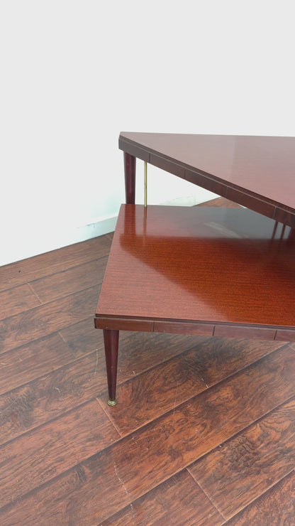 Mid-Century Style Corner Side Table